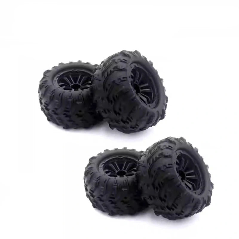 Lot de 4 Pneus et Jantes d'Origine pour Voitures SCY & SG - Pièce d'Origine