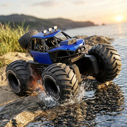 Crawler RC Amphibie Pro 4WD – Caméra HD, Étanche IP7 & Contrôle par Gestes