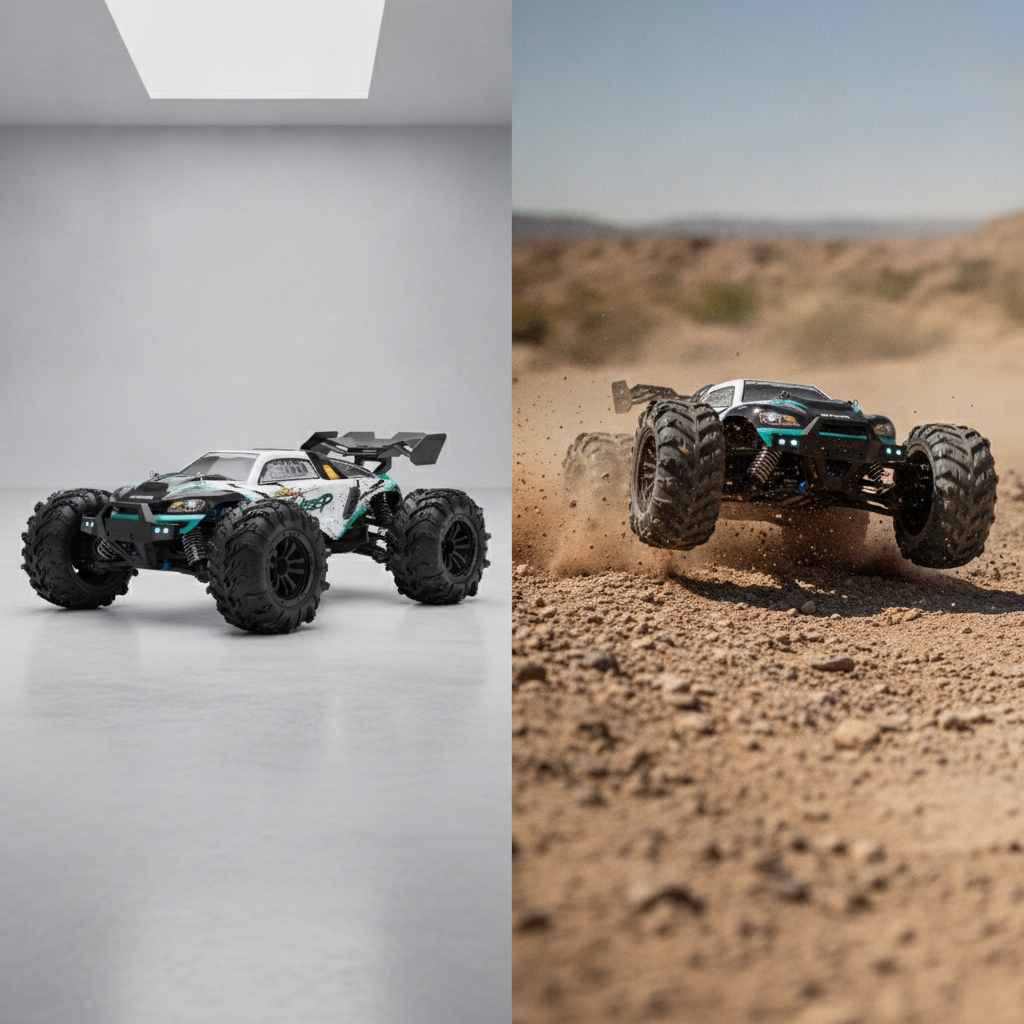 Buggy RC Tout-Terrain AlphaBuggy Pro– Vitesse Extrême 4WD Super Brushless