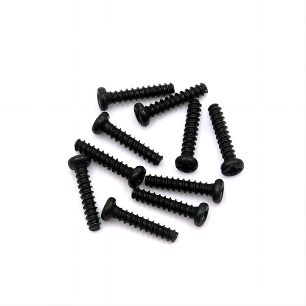 Lot de vis 2x10 mm pour châssis et pièces de voiture télécommandée RC